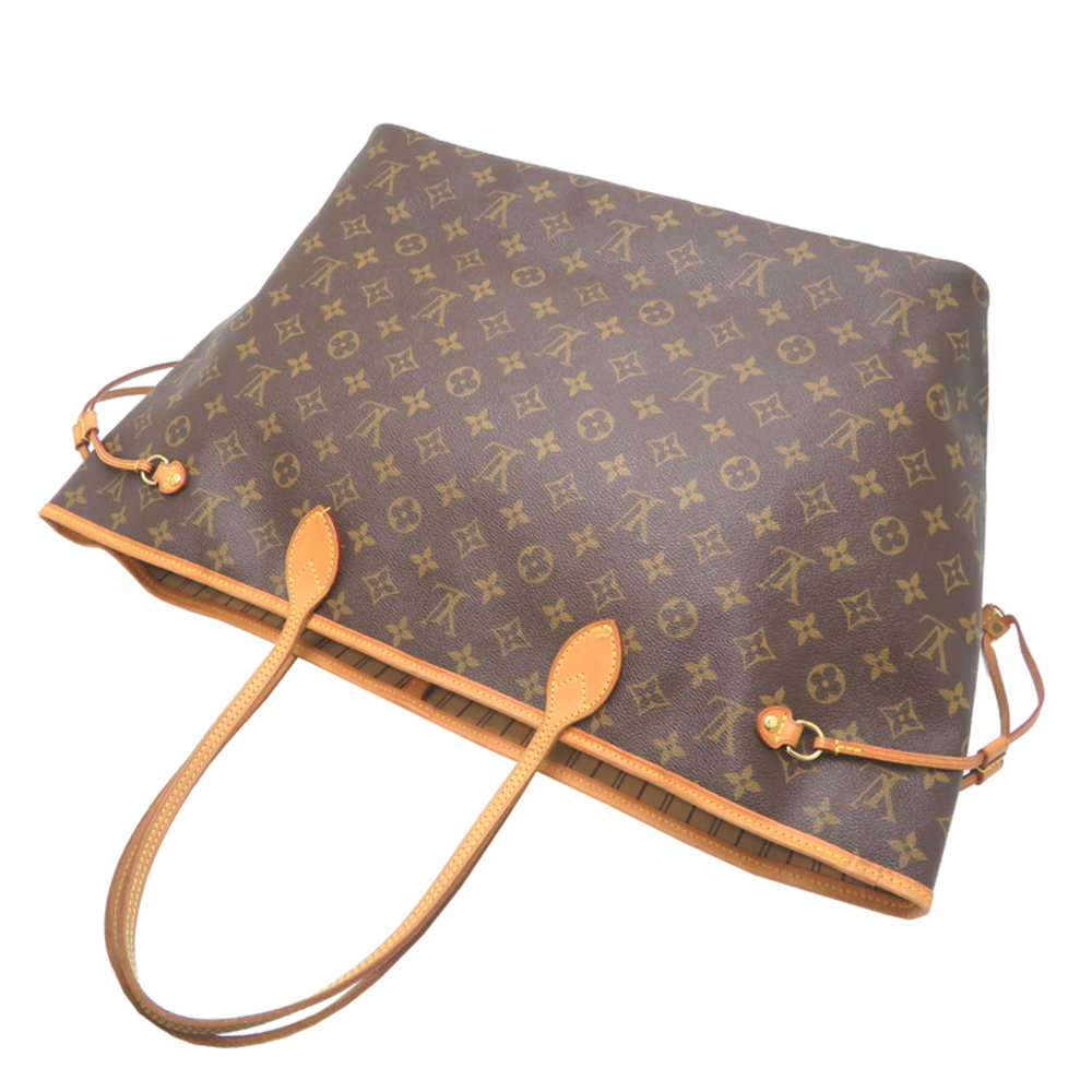 LOUIS VUITTON Brown Monogram Neverfull GM Tote Bag - Picture 4 of 10